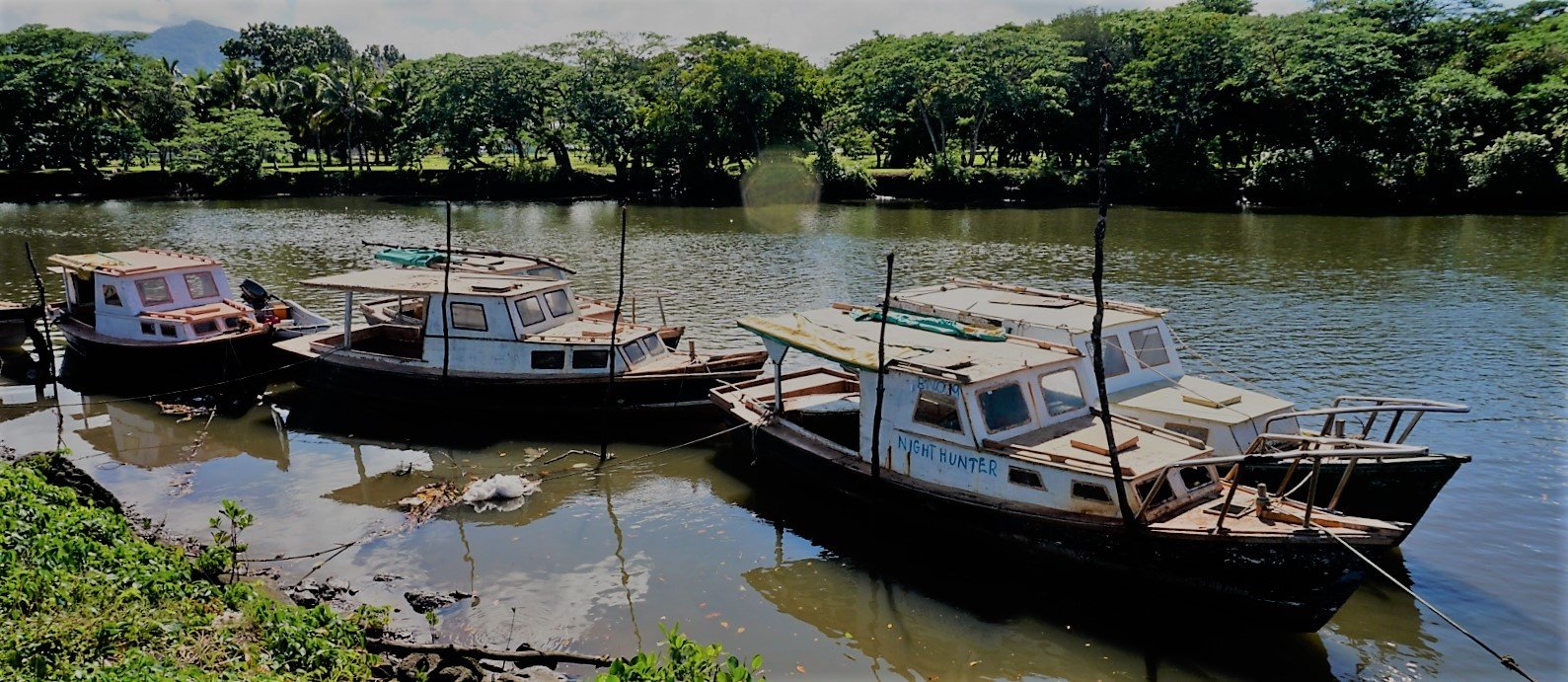 Fiji fishing boats