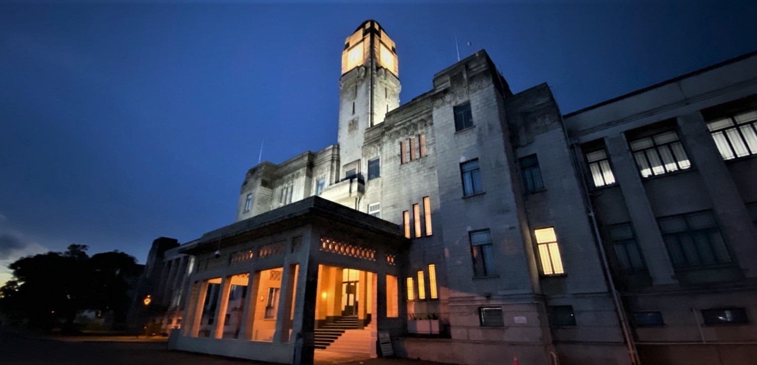 Parliament at night